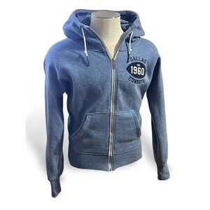 Nike NFL Dallas Cowboys Est. 1960 Full Zip Hoodie Blue Adult Medium